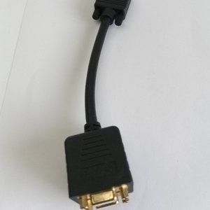 Monoprice Video Splitter - DVI-I Male to VGA (HD15) Female x2